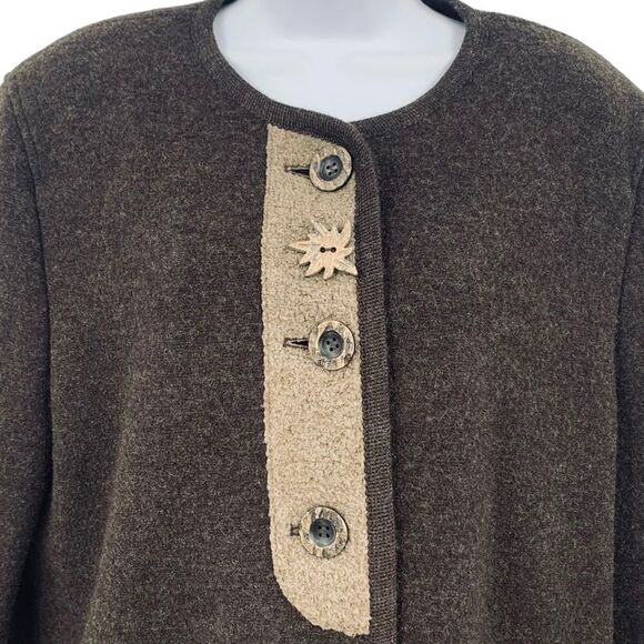 Petressa Sportive Tracht Vintage Wool Jacket Sz.44=14/XL - Picture 6 of 13